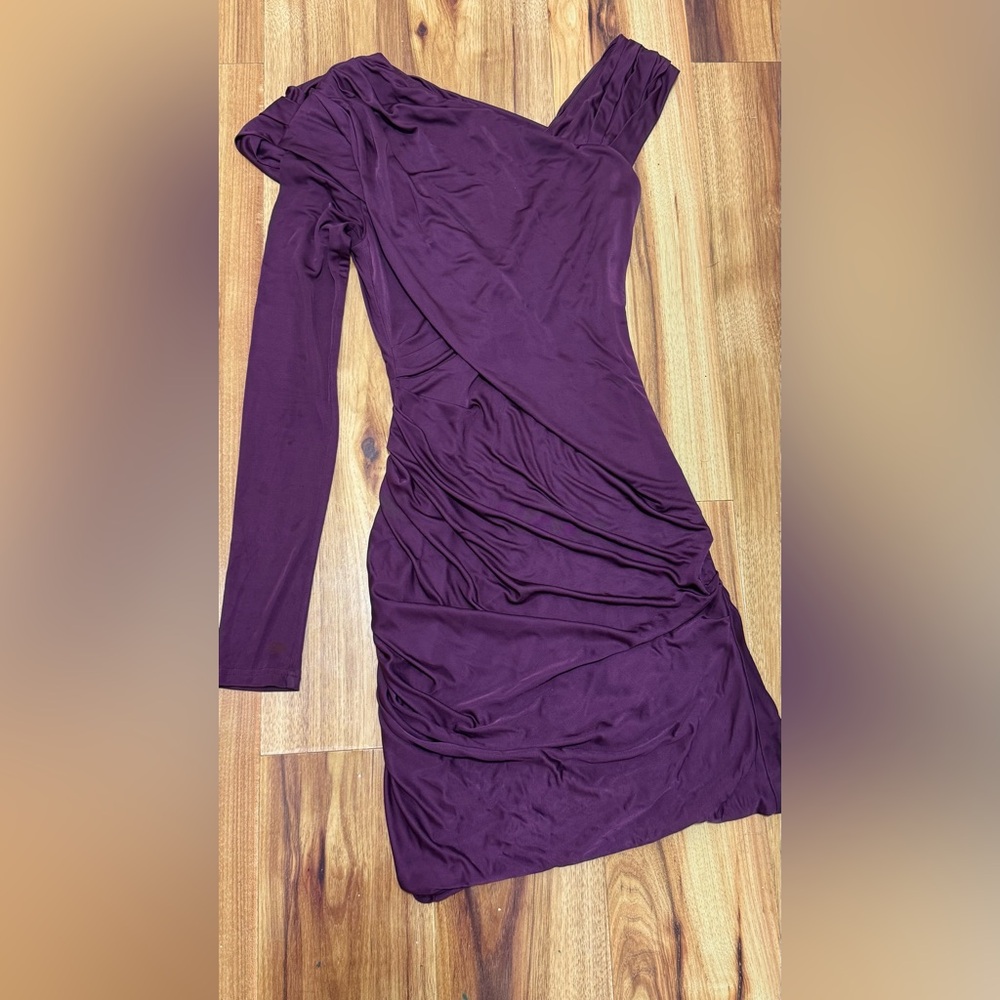 Alexander Wang Deep Purple Goddess Dress